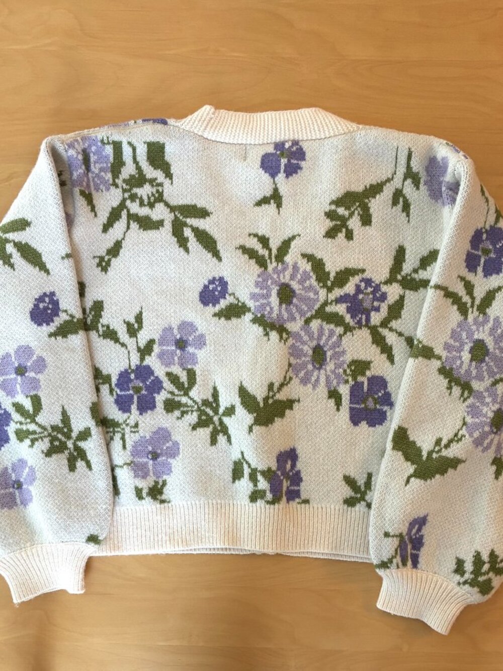 Cider Floral Knit Cardigan - Picture 2 of 3